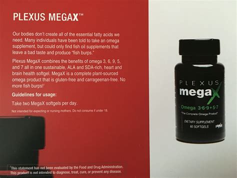 plexus megax info sheet|Plexus MegaX .